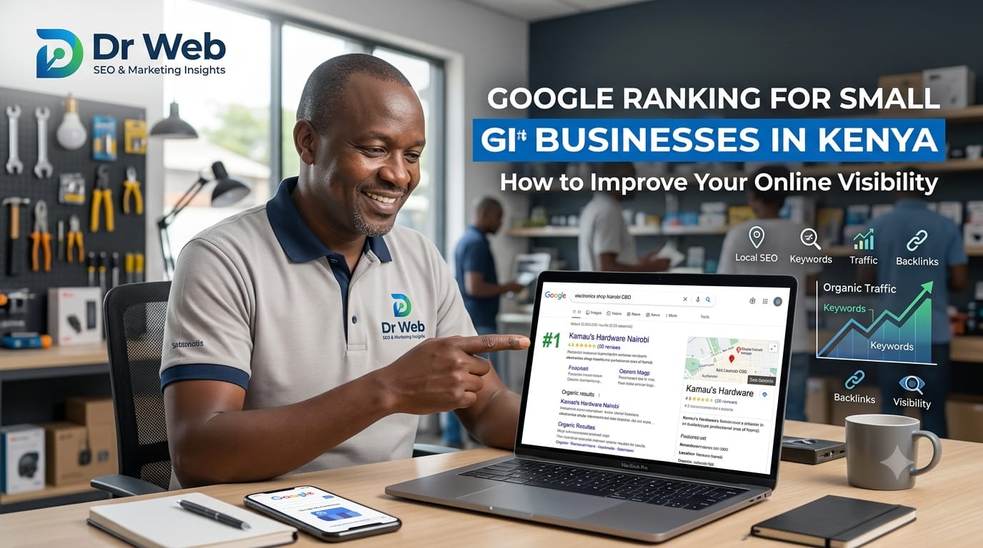 Read more about the article Google Ranking for Small Businesses Kenya: How to Improve Your Visibility