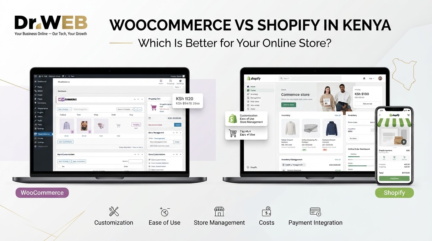 Read more about the article WooCommerce vs Shopify in Kenya — Which Is Better for Your Online Store?